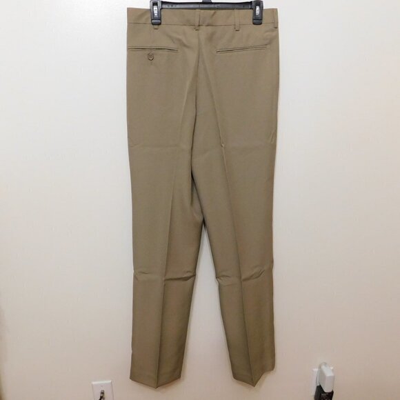 𝅺HABAND 02 Beige Pleated Front Lined Dress Pants - Slacks - Size 32 - 34 - Picture 2 of 2